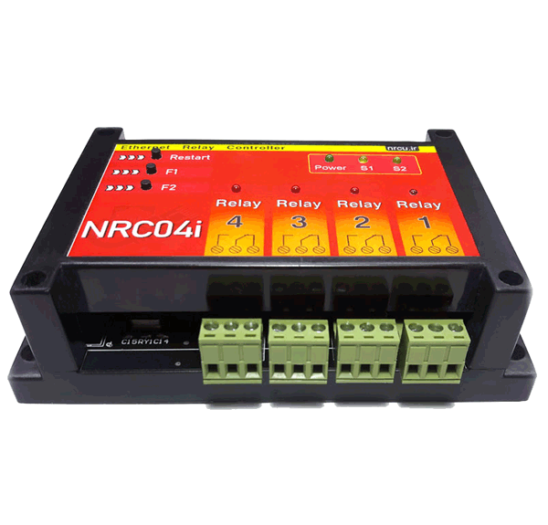 ماژول 4 رله تحت شبکه NRC04i