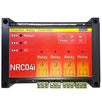 ماژول 4 رله تحت شبکه NRC04i