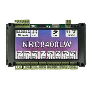 ماژول رله هوشمند 8 کانال تحت شبکه NRC8400LW