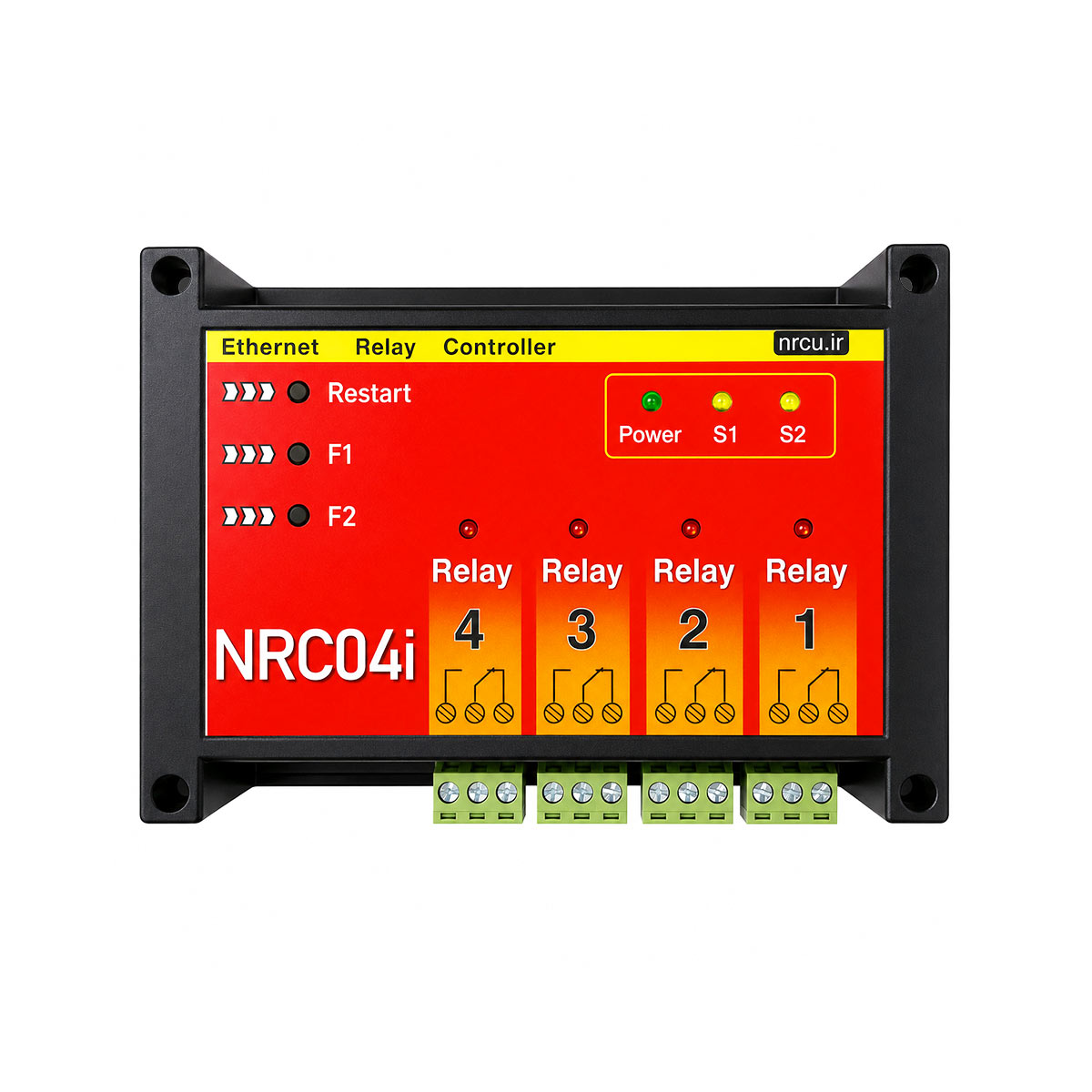 ماژول 4 رله تحت شبکه NRC04i